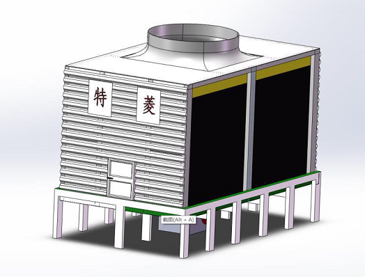 超低噪聲冷卻塔結構